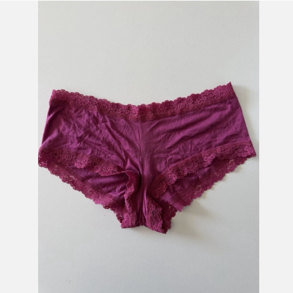 NEW Hanky Panky 1 -Pack Dream Lace Trim Boyshorts Size S